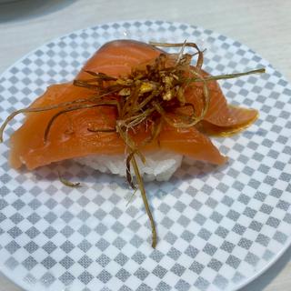 サーモン揚げネギラー油(魚べい 西那須野南郷屋店 （ウオベイ）)