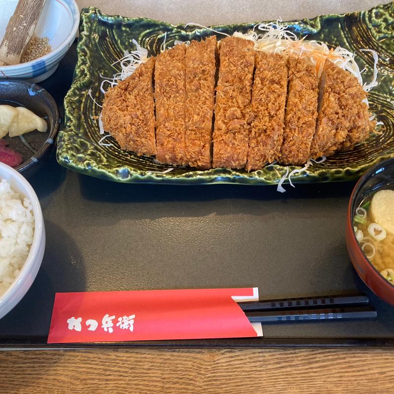 ジャンボロースカツランチ定食(かつ兵衛 黒部店 （かつべえ）)