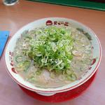 ラーメン大 スープ大 細麺 ネギ爆