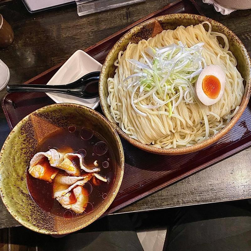 自家製ラー油 冷やしつけ麺 大 麺400g(麺処三上家)