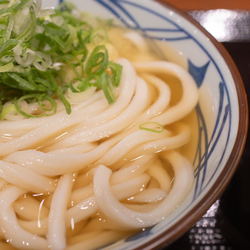 冷かけうどん(丸亀製麺姫路辻井)