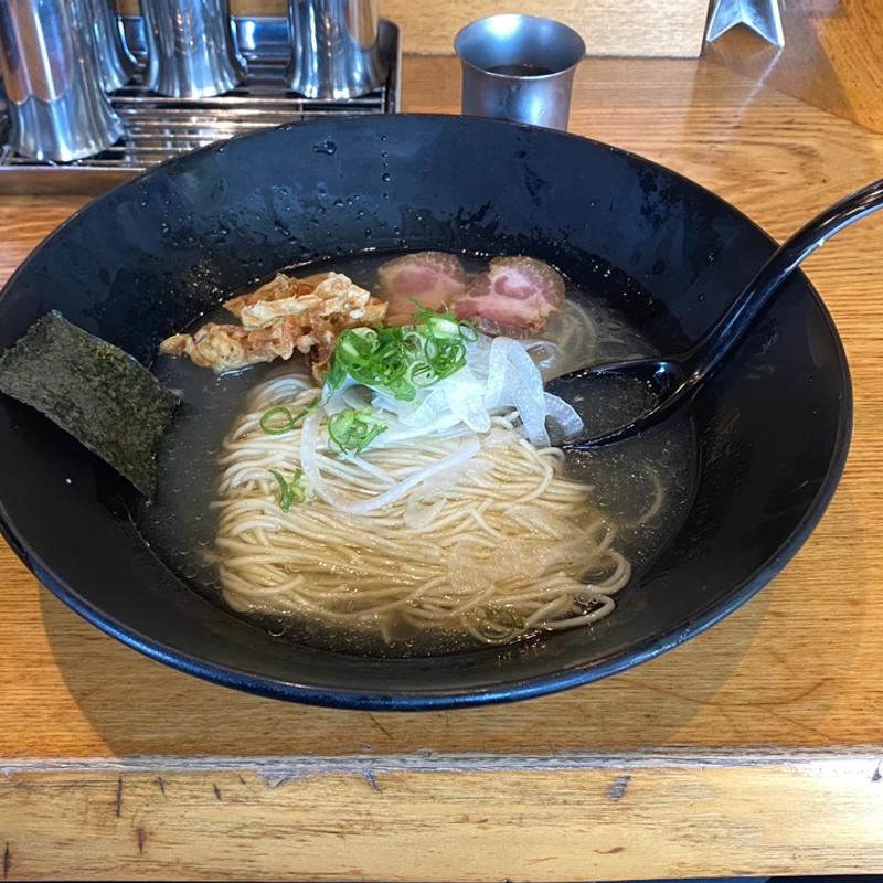 冷やし魚介塩ラーメン(龍旗信 本店)