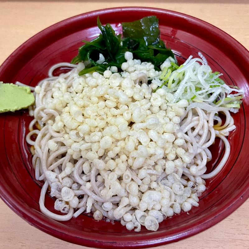 冷やしたぬきそば(爽亭  JR池袋駅中央口（改札内）)