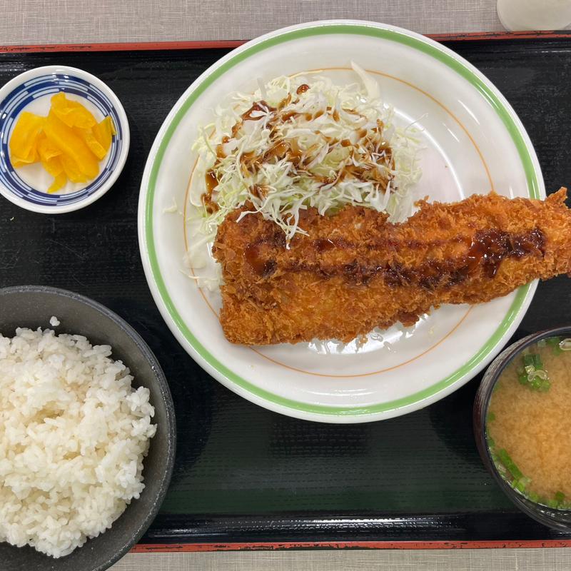 ジャンボたらカツ定食(中郷サービスエリア（上り線）スナックコーナー )