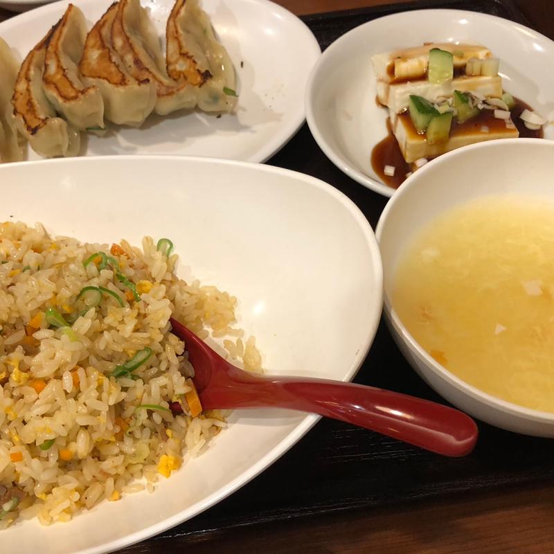 焼飯餃子セット(味之郷)