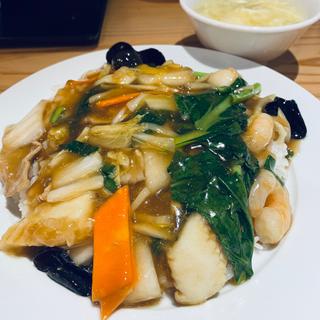 中華丼(中華厨房 暖家 多摩センター店)