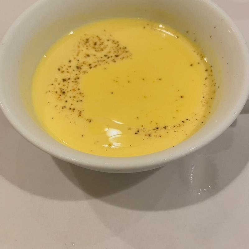 冷製コーンスープ(MareBlu & MORAN BAGEL)