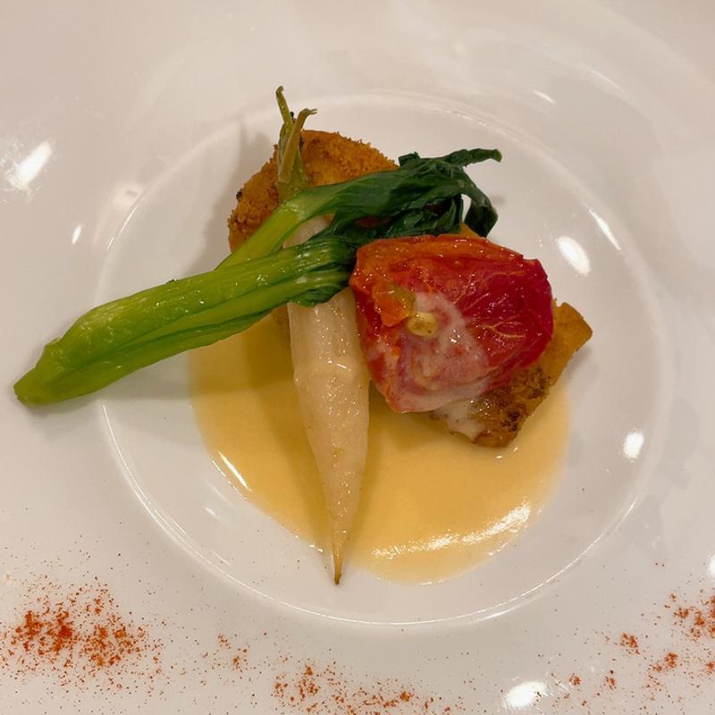 ヒラメのムニエル(MareBlu & MORAN BAGEL)