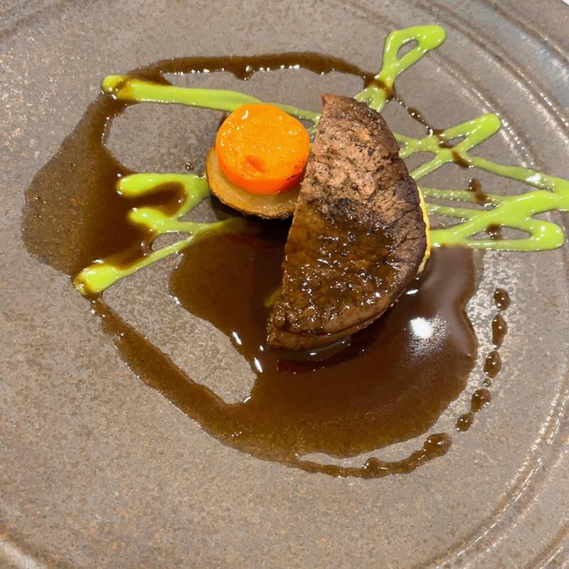 道産牛のステーキ(MareBlu & MORAN BAGEL)