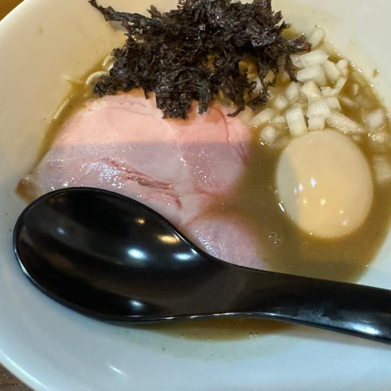 濃厚サンマ煮干し蕎麦(味玉)(麺や空と大地)