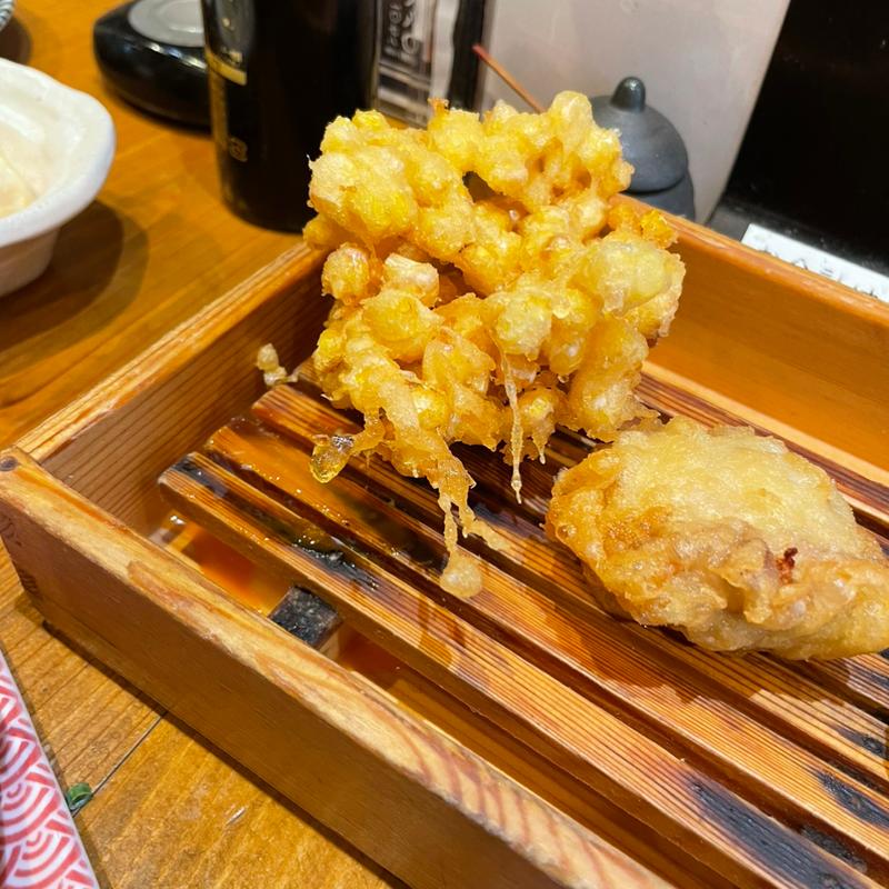 とうもろこし天(魚河岸酒場FUKU浜金 大曽根店)
