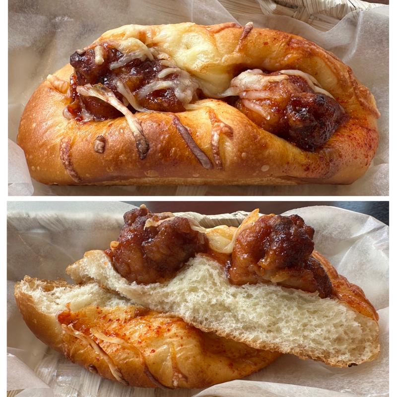 ヤンニョムチキンドッグ(ハースブラウン 南万騎が原)