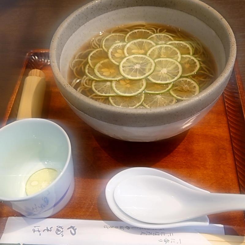 すだちそば(東京赤坂 やぶそば)