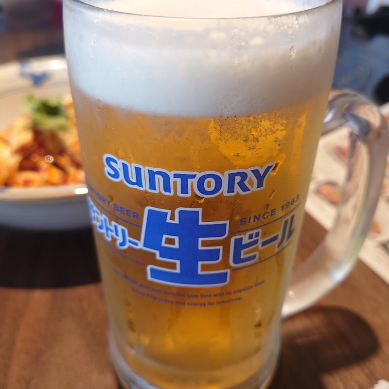 生ビール(味上湖南菜館(ウィシャンコナンサイカン))