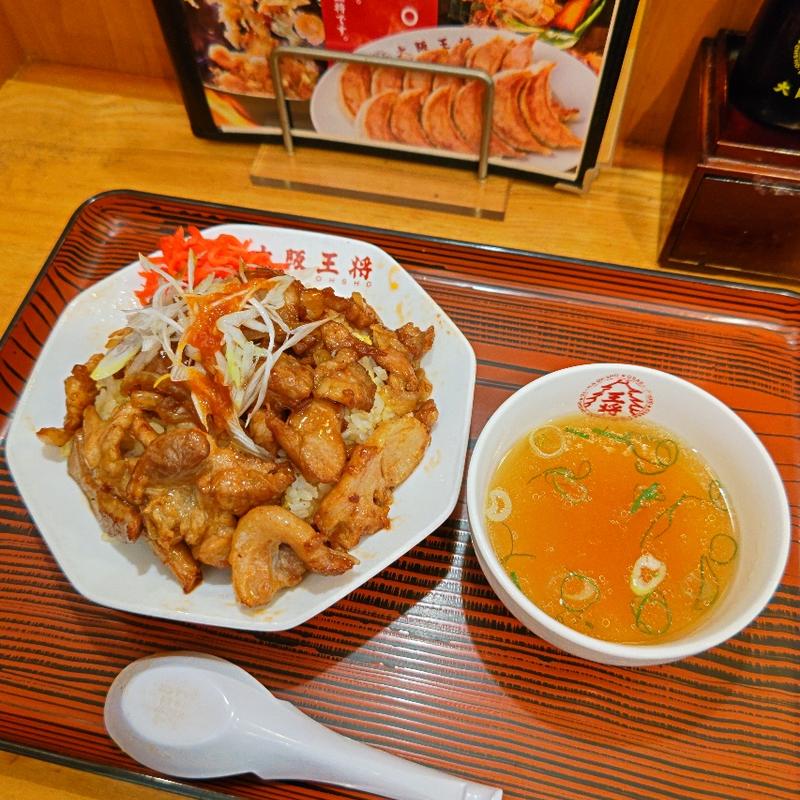 厚切り犇めく豚焼肉炒飯(大阪王将 トツカーナモール店)