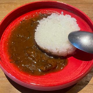 和牛すじのミニカレー(かまど焼 NIKUYOROZU 三鷹店)