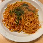 厚切りベーコンとほうれん草のアラビアータ(チロリン村 南2条店)