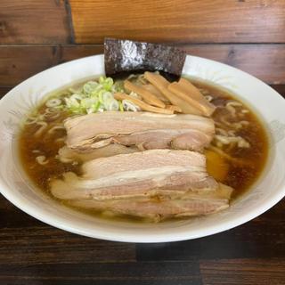 中華そば 大盛 ほぐしチャーシュー(麺工房 太麺屋)