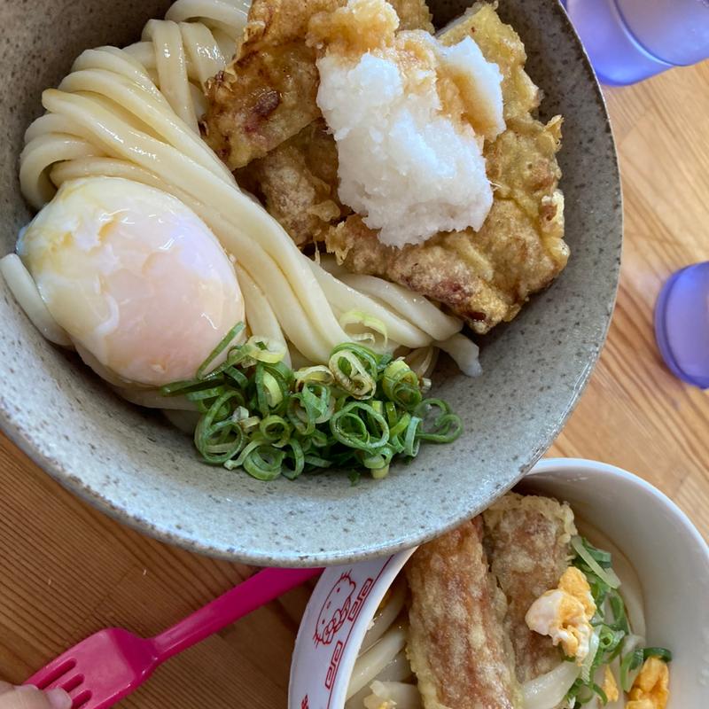 とり天うどん(がいな製麺所)