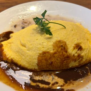 ふわとろ卵のオムライス(cafe＆dining ballo ballo 銀座)