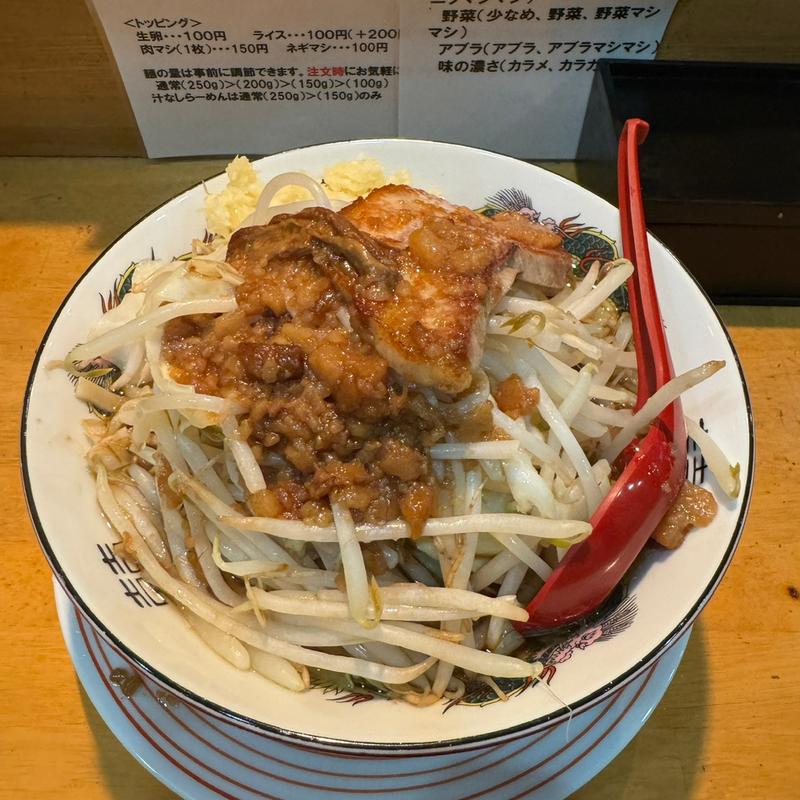 らーめん(スタ麺あひる)