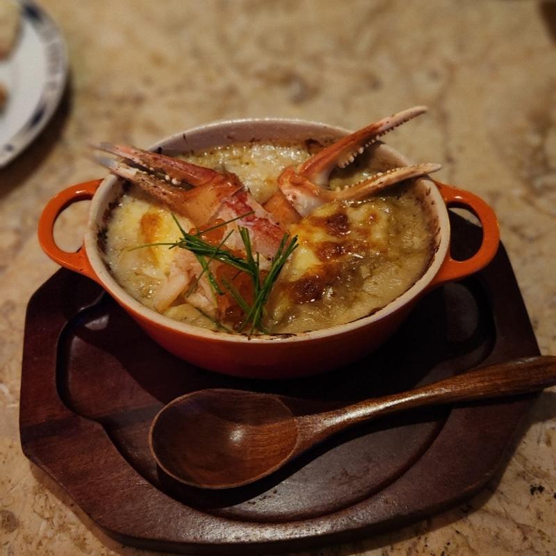 北海道カニ味噌たっぷりズワイガニグラタン(メランジュ)