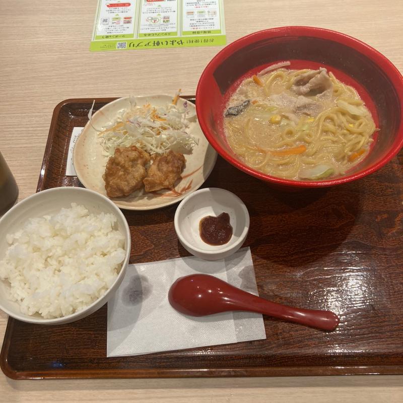 コク旨ちゃんぽん定食(やよい軒 高砂店)