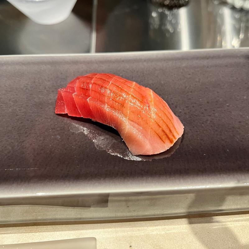 中トロ握り(鮨にっこ)