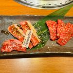 カルビ&ハラミランチ定食