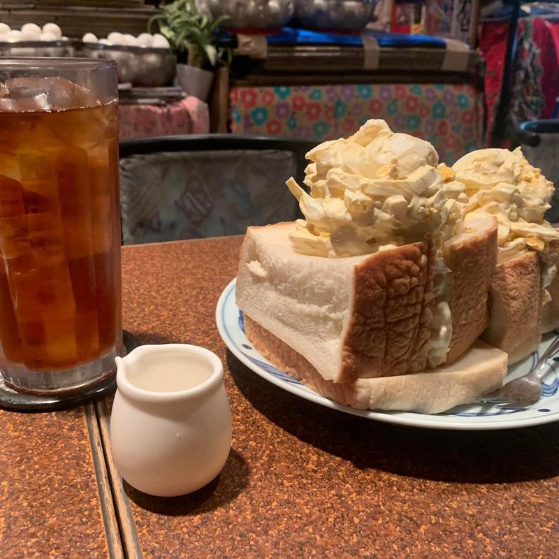 タマゴサンド アイスミルクティー(アメリカン )