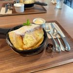 フレンチトースト　アイスクリーム(茶珈堂)