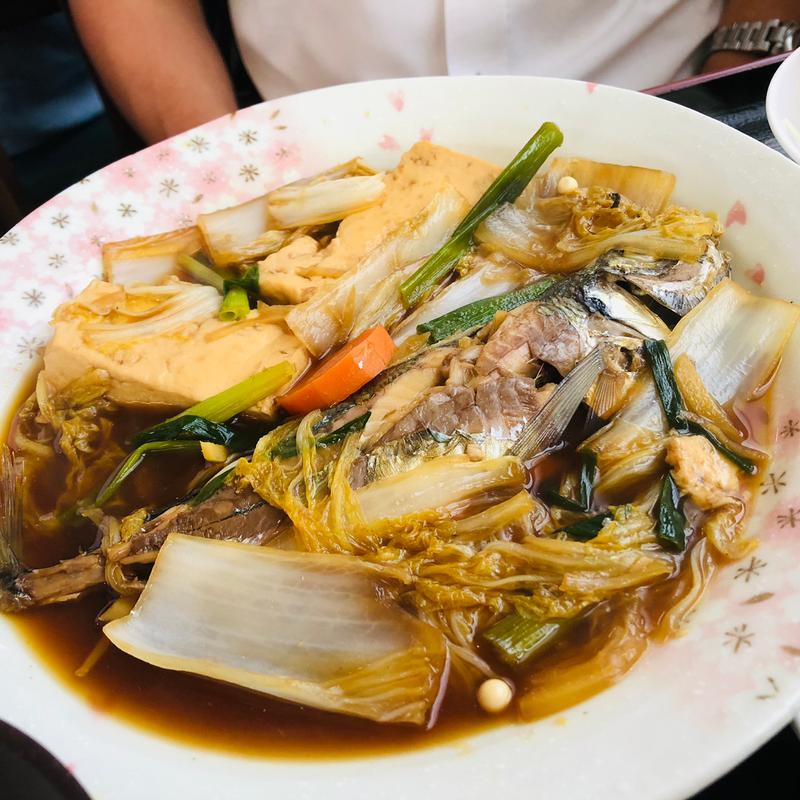 魚の醬油煮付け定食(はかたや中村鮮魚店 )