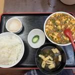 ニラ入り麻婆豆腐定食