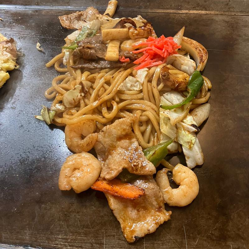 上焼うどん(お好み焼 大坂風月)