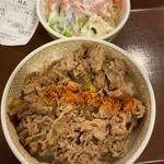 牛丼 並+サラダ