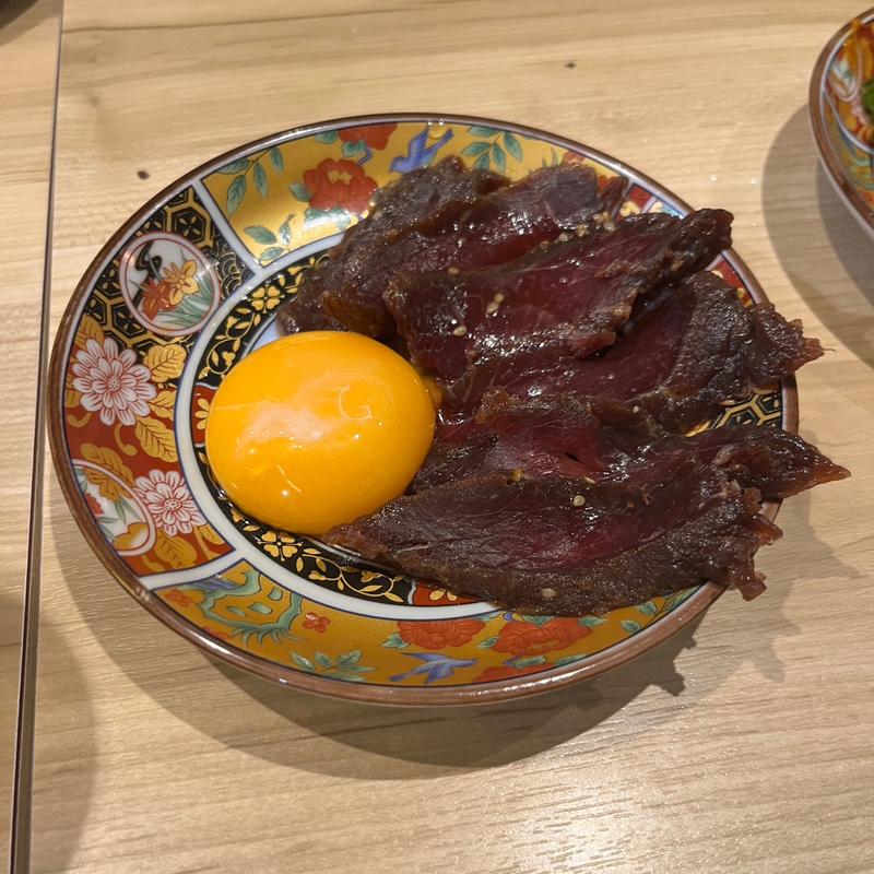 漬け馬刺し(大人の居酒屋 たてがみ 栄本店)