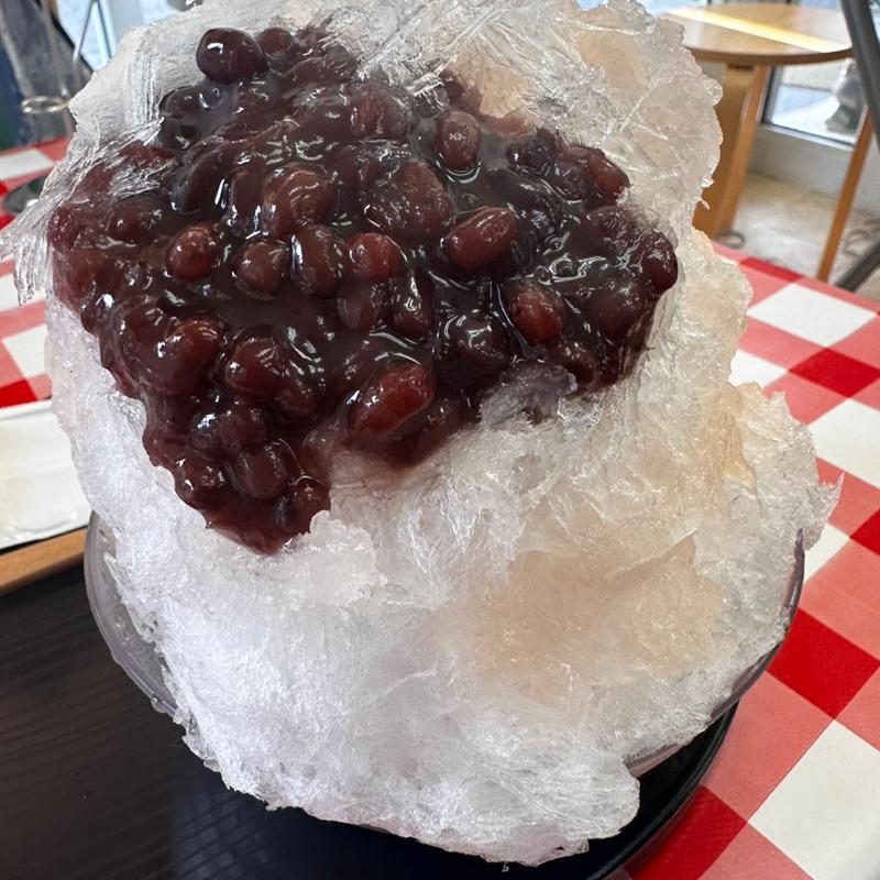 白桃、あずきトッピング(グリーンワゴン南浦和店)