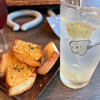 ガーリックレモンサワー(にんにくバル ザ・ガーリック中野)