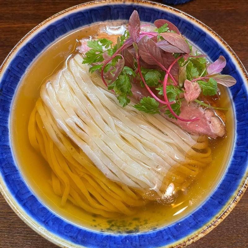 鶏節と煮干し冷やらぁ麺(yagu-noodle)
