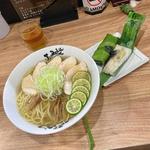 夏秋刀魚&早寿司×2(麺屋丈六 キーノ和歌山)