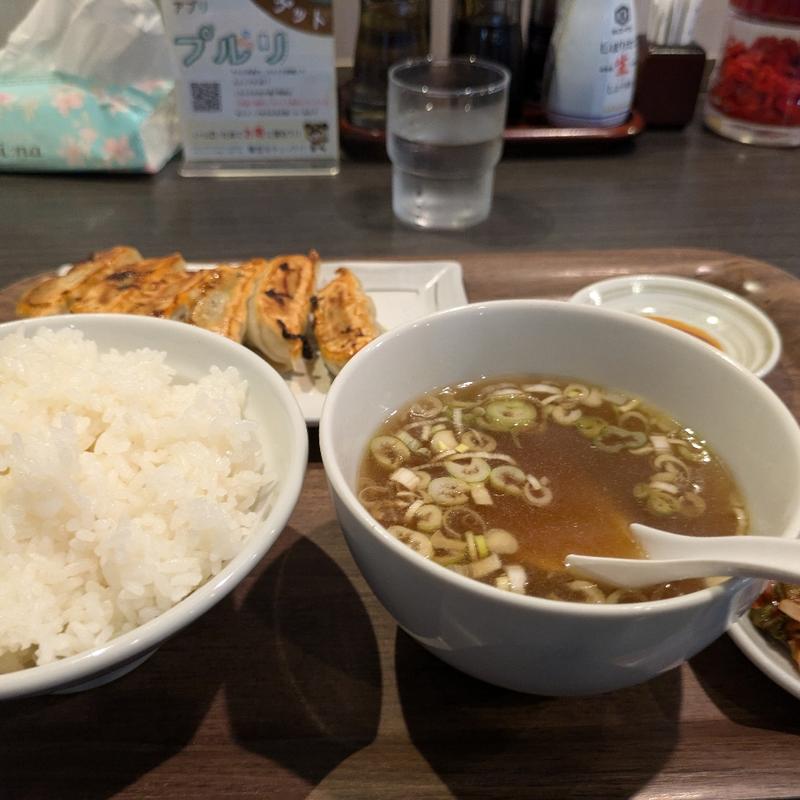 餃子定食(よこはま軒 三川店)