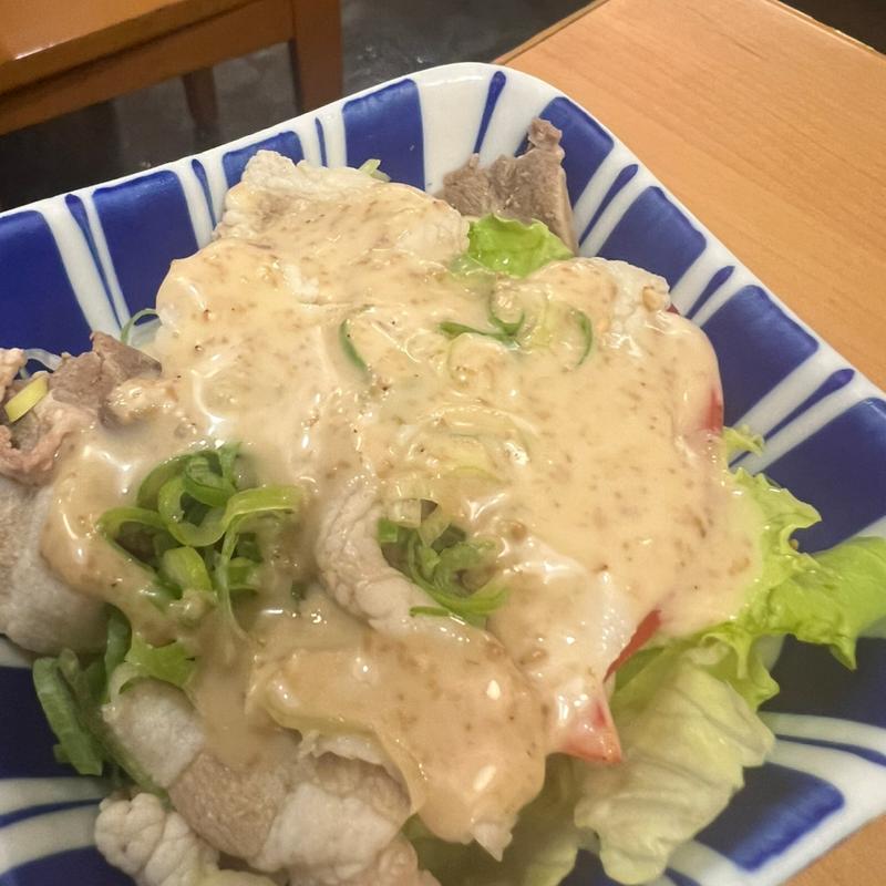 豚しゃぶサラダ(まいどおおきに食堂三木大村店)