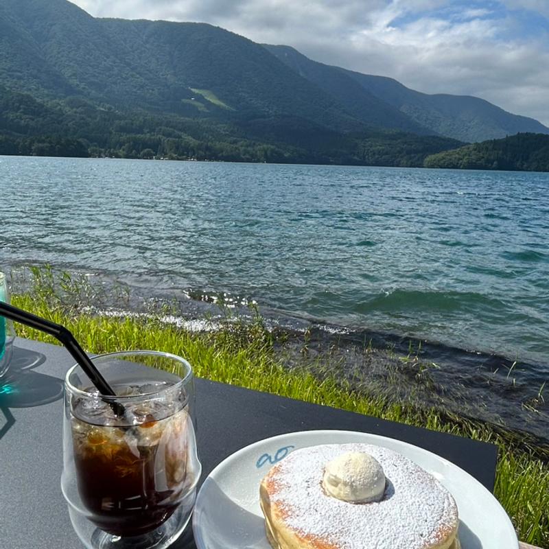 バターミルクパンケーキ(ao LAKESIDE CAFE【アオ レイクサイド カフェ】)