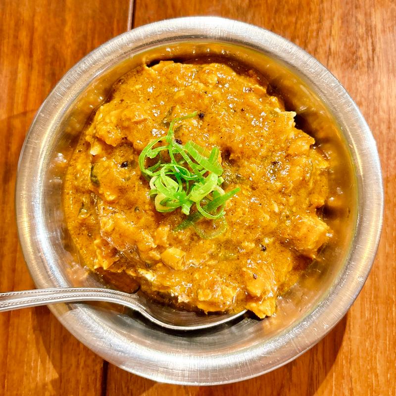 本日のミニカレー飯(麺楽 軽波氏)