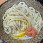 めんたい釜玉うどん