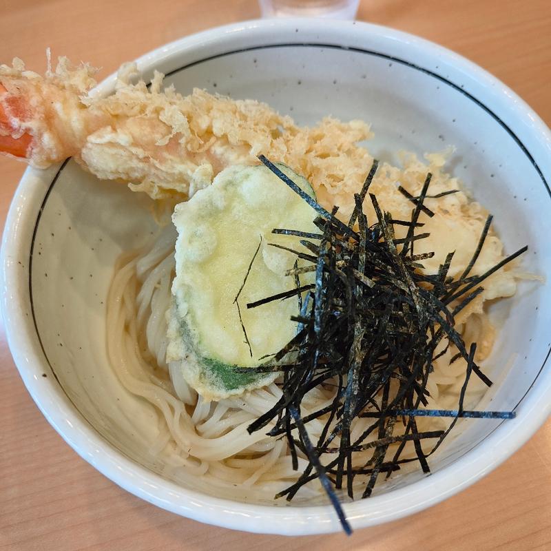 冷やし天ぷら(蕎麦処 城山東家)