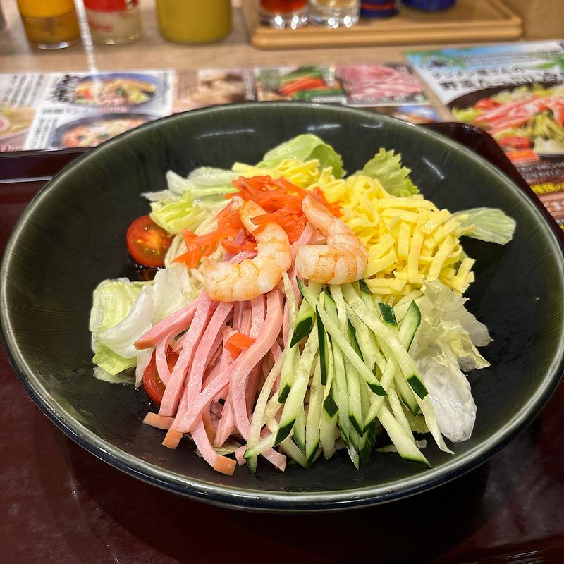 野菜たっぷり冷やし中華（甘酢しょうゆ）(埼玉タンメン山田太郎 川島インター店)