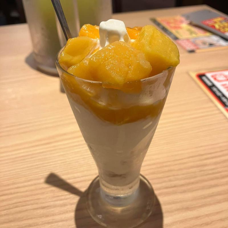 完熟マンゴーミニパフェ(丸源ラーメン　厚木インター店)