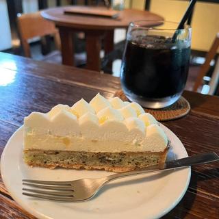 レモンチーズタルト 水出し珈琲(森彦)