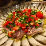 獲れたて鮮魚のカルパッチョ